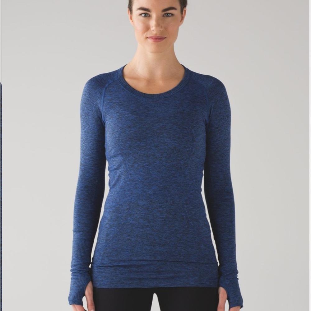 Lululemon Swiftly Tech Long Sleeve Dark Blue